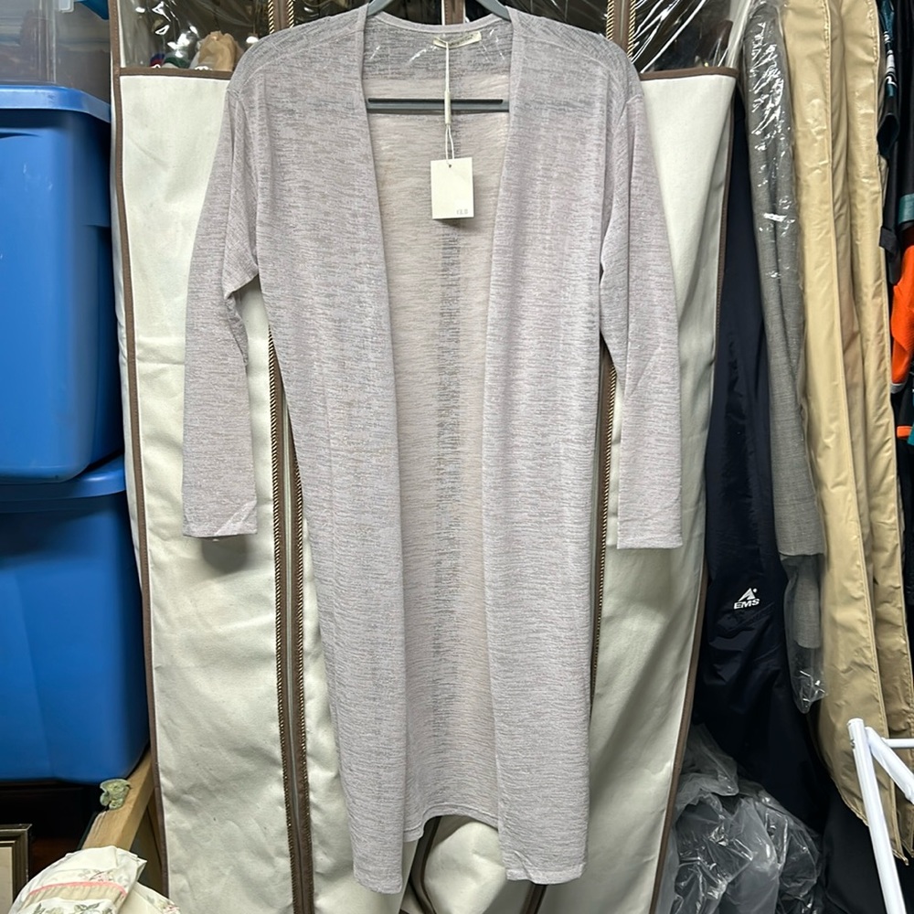 Grey cardigan